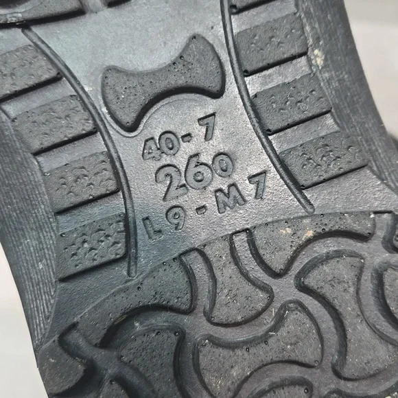 Birkenstock Women Black Clogs Outdoor Shoes Sz W9 M7 - Picture 12 of 12